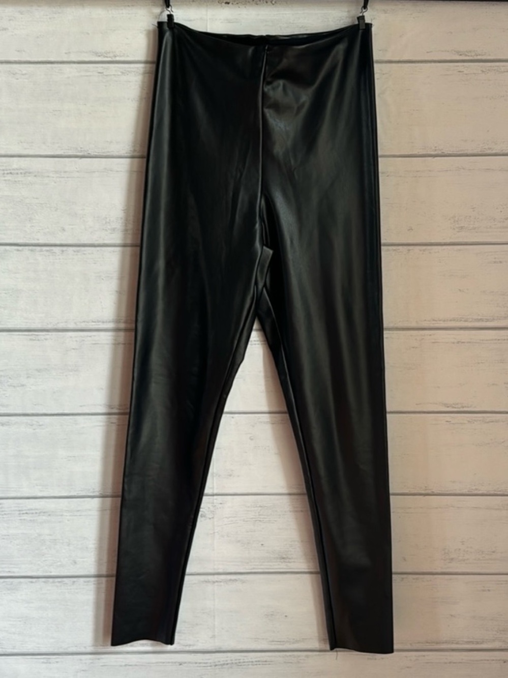 Joie High Rise Black Skinny Faux Leather pants